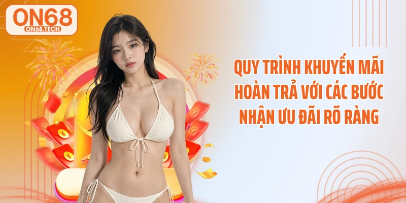 Quy trình khuyến mãi hoàn trả với các bước nhận ưu đãi rõ ràng